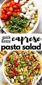 Caprese pasta salad recipe